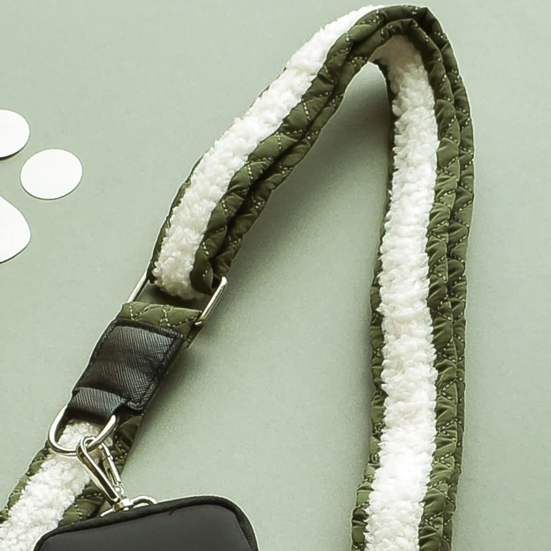 Bag Strap - Khaki Quilted - Image 3