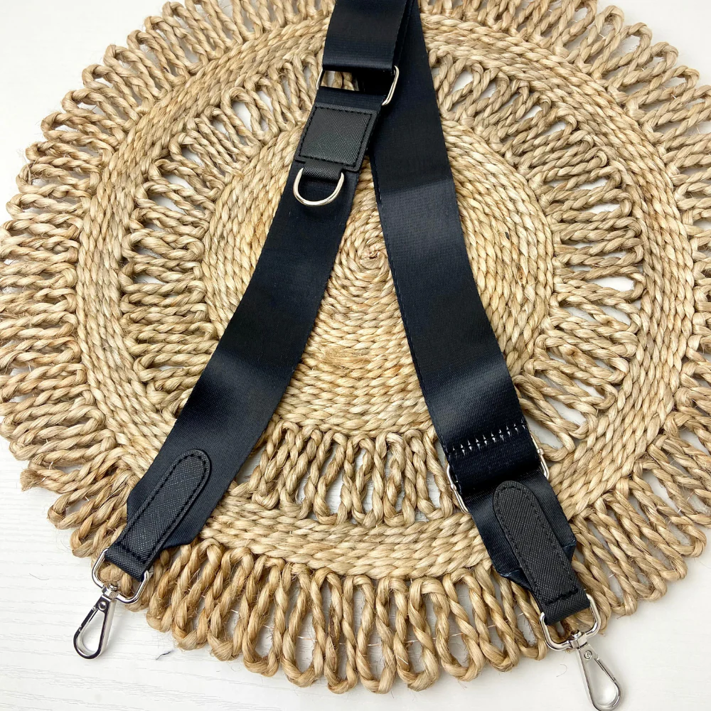 Bag Strap - Plain Black - Image 4