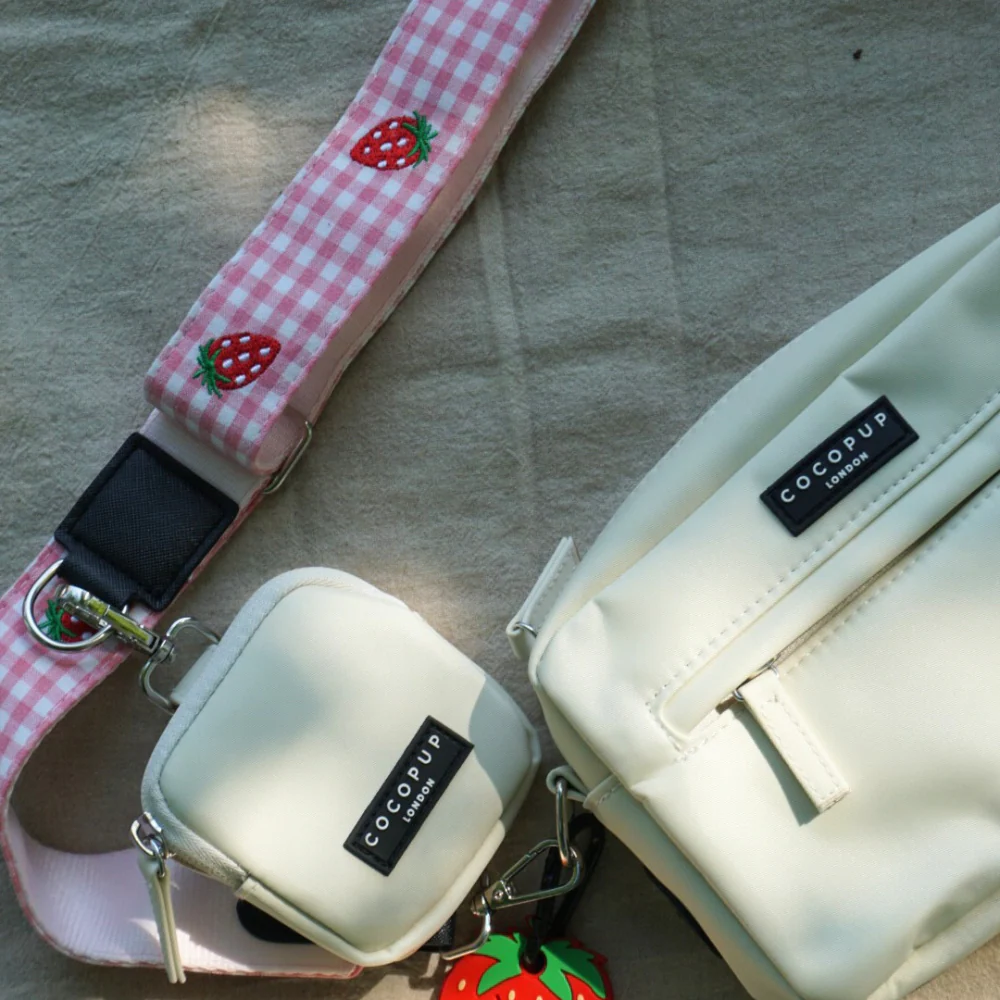 Bag Strap - Strawberry Picnic Pup - Image 4