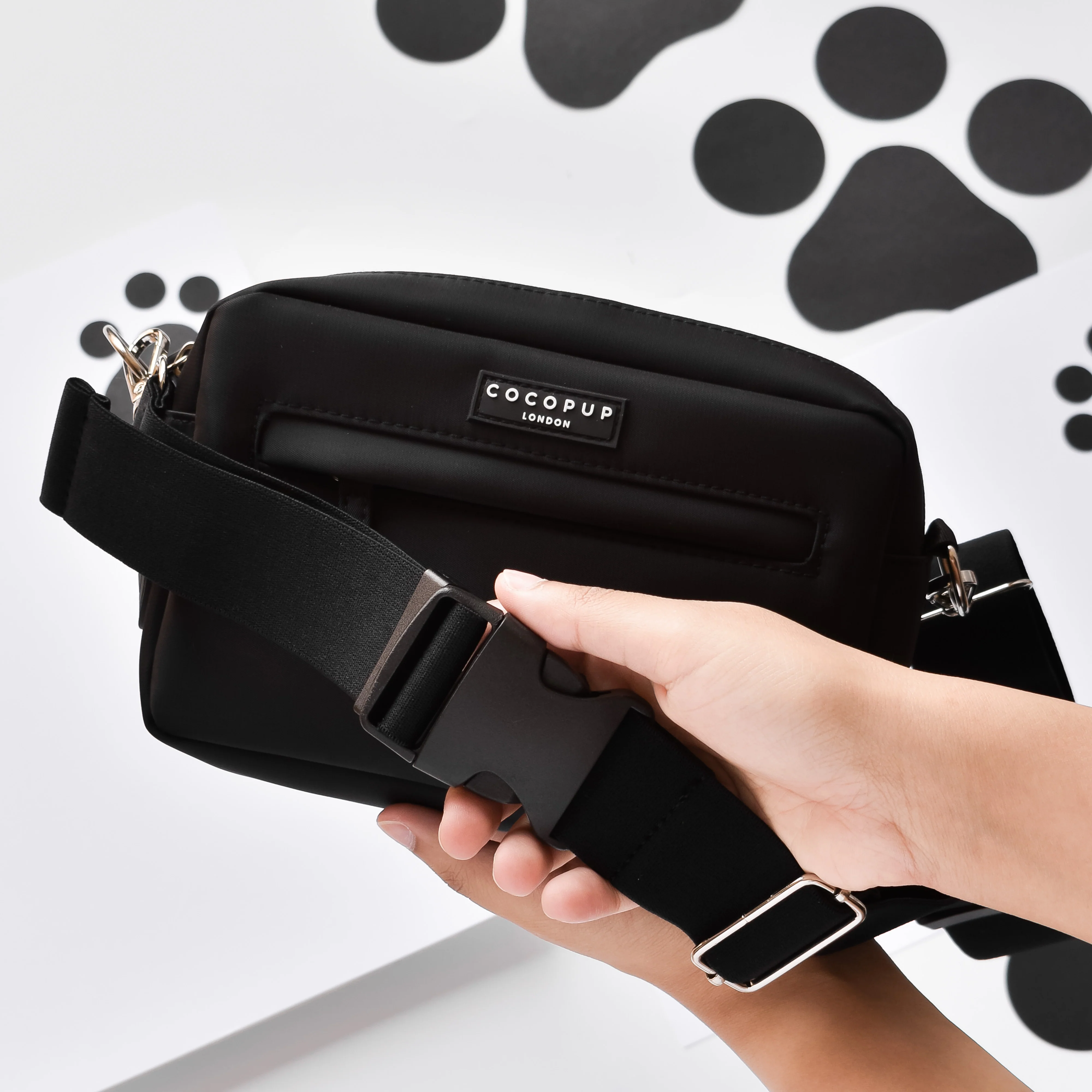 Fanny Pack Strap - Plain Black - Image 7