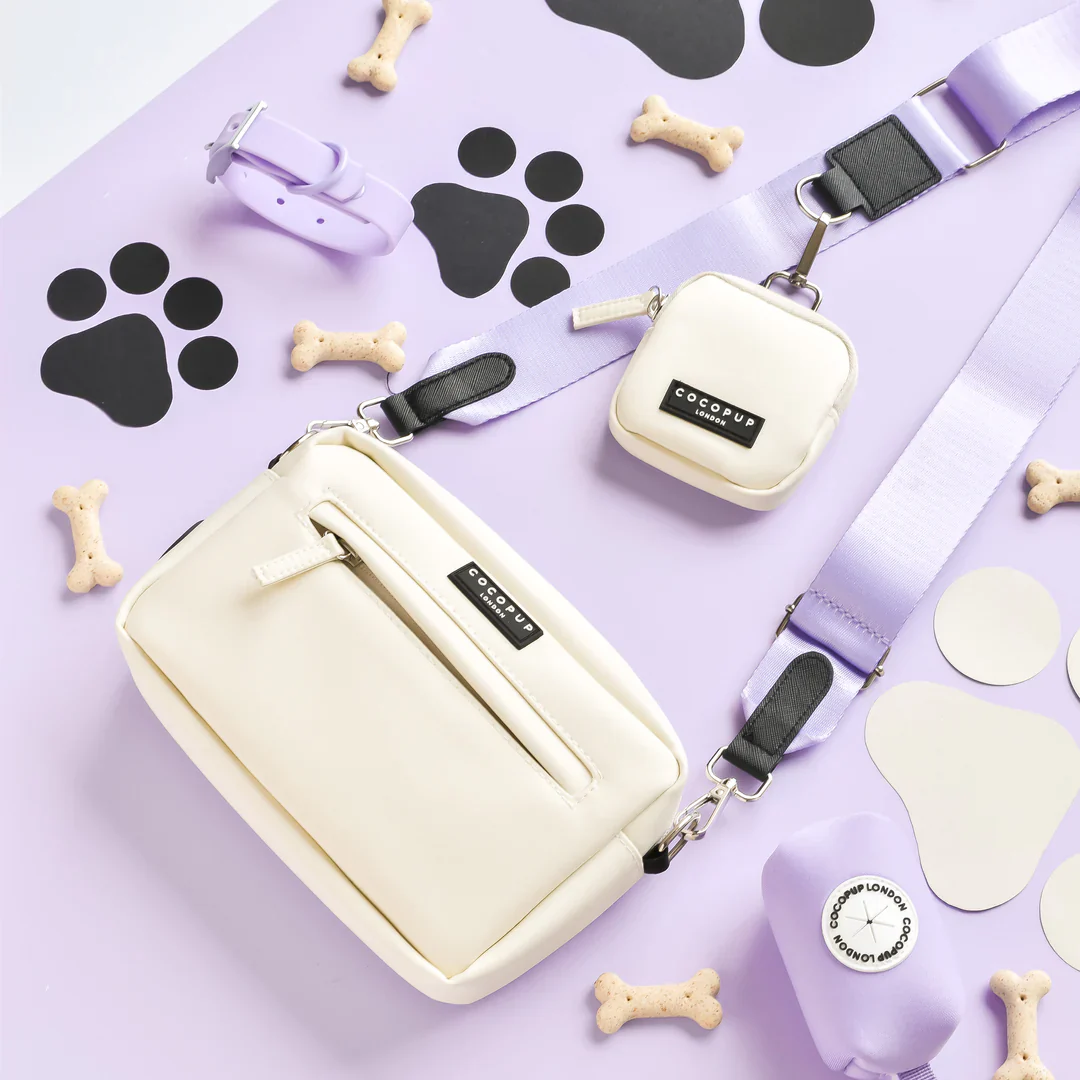 Build Your Own Dog Walking Bag - Oyster White Bag - Image 16