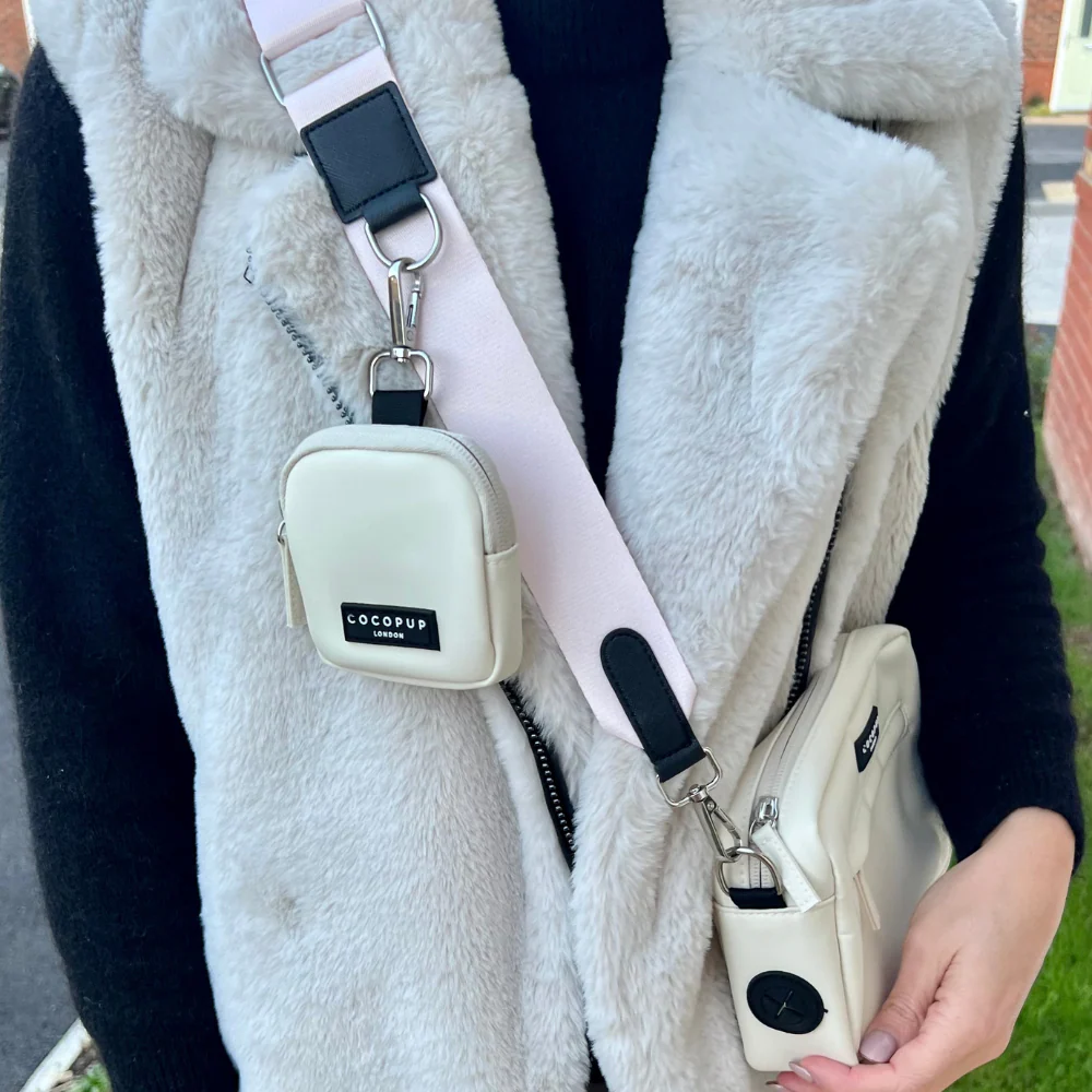 Build Your Own Dog Walking Bag - Oyster White Bag - Image 6