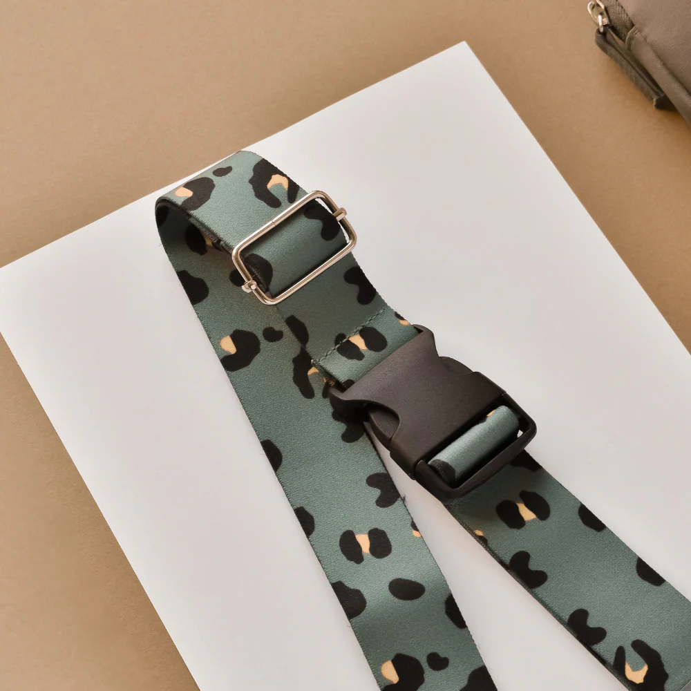 Fanny Pack Strap - Khaki Leopard - Image 3