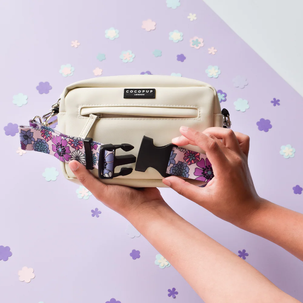 Fanny Pack Strap - Pastel Flowers - Image 3