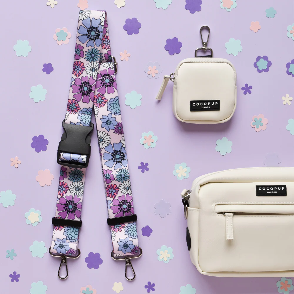 Fanny Pack Strap - Pastel Flowers - Image 4