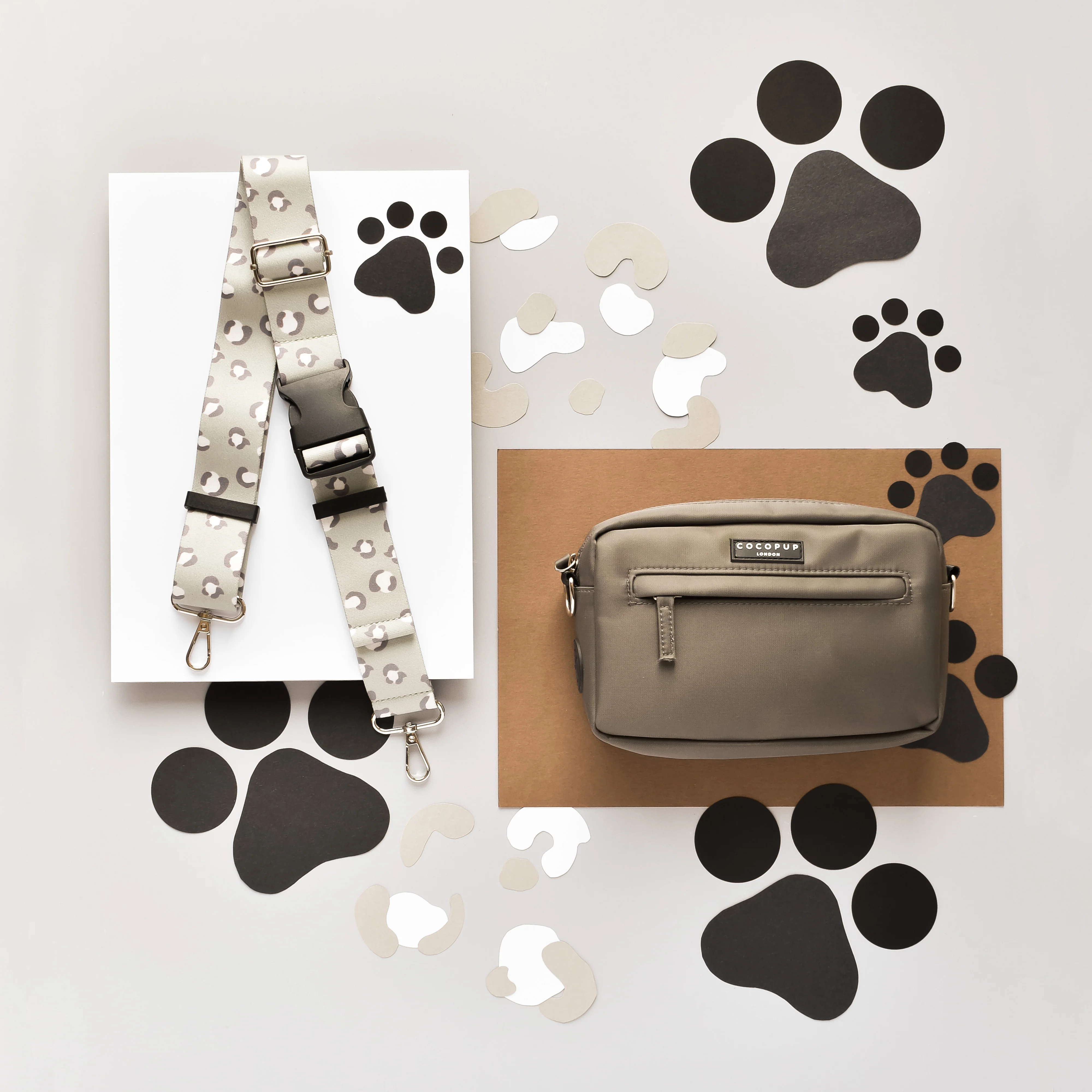 Fanny Pack Strap - Sage Leopard - Image 3