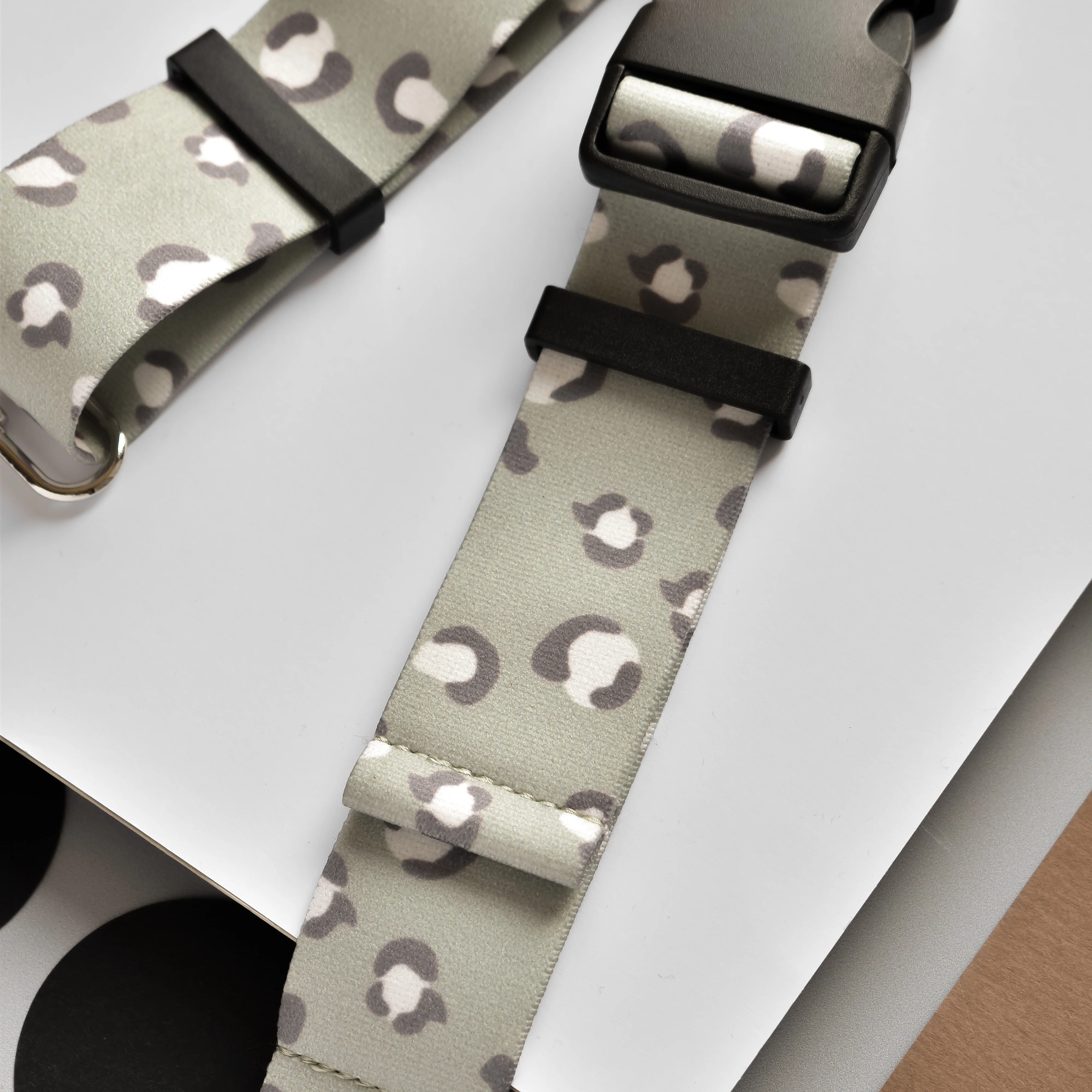 Fanny Pack Strap - Sage Leopard - Image 7