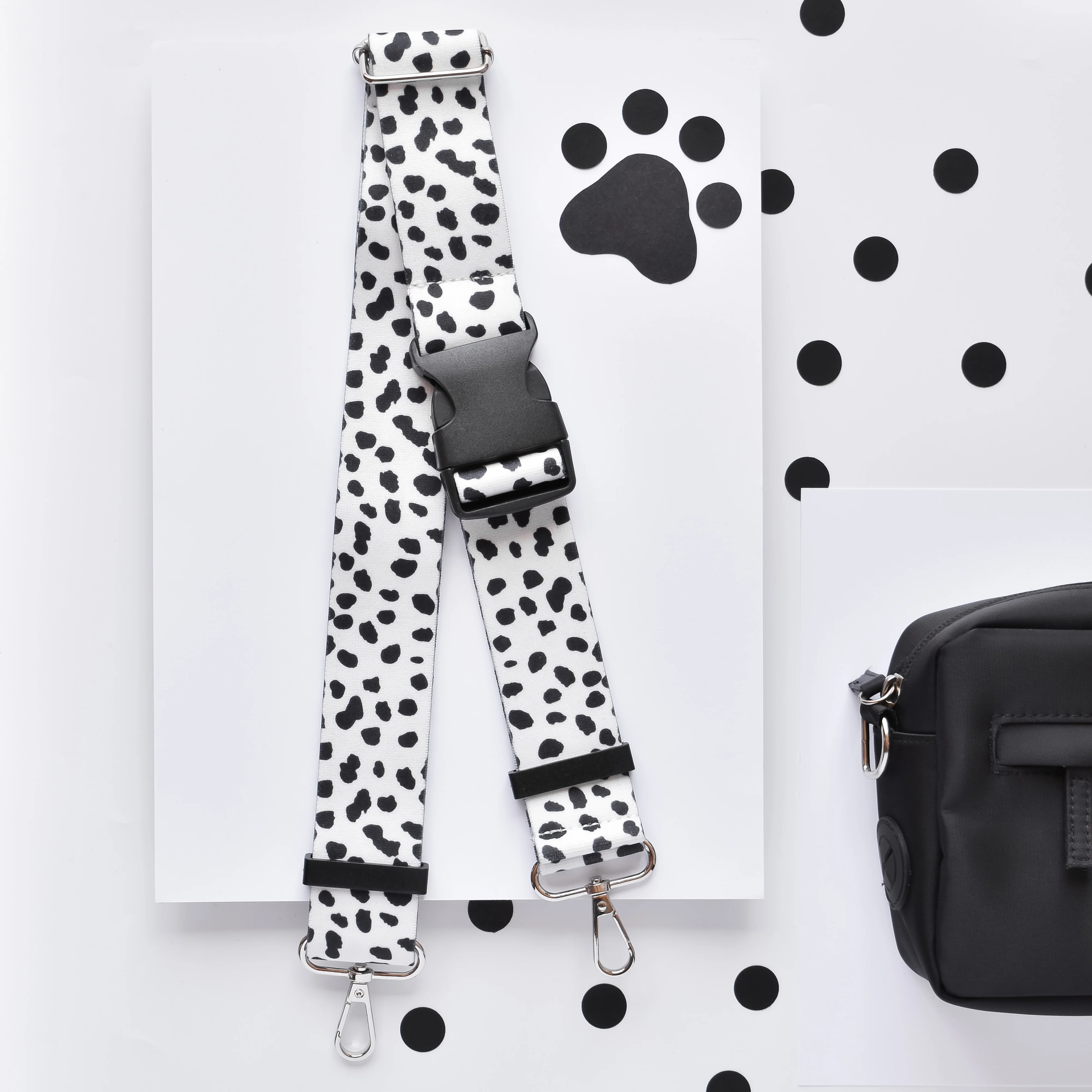 Fanny Pack Strap - Monochrome Spots - Image 3