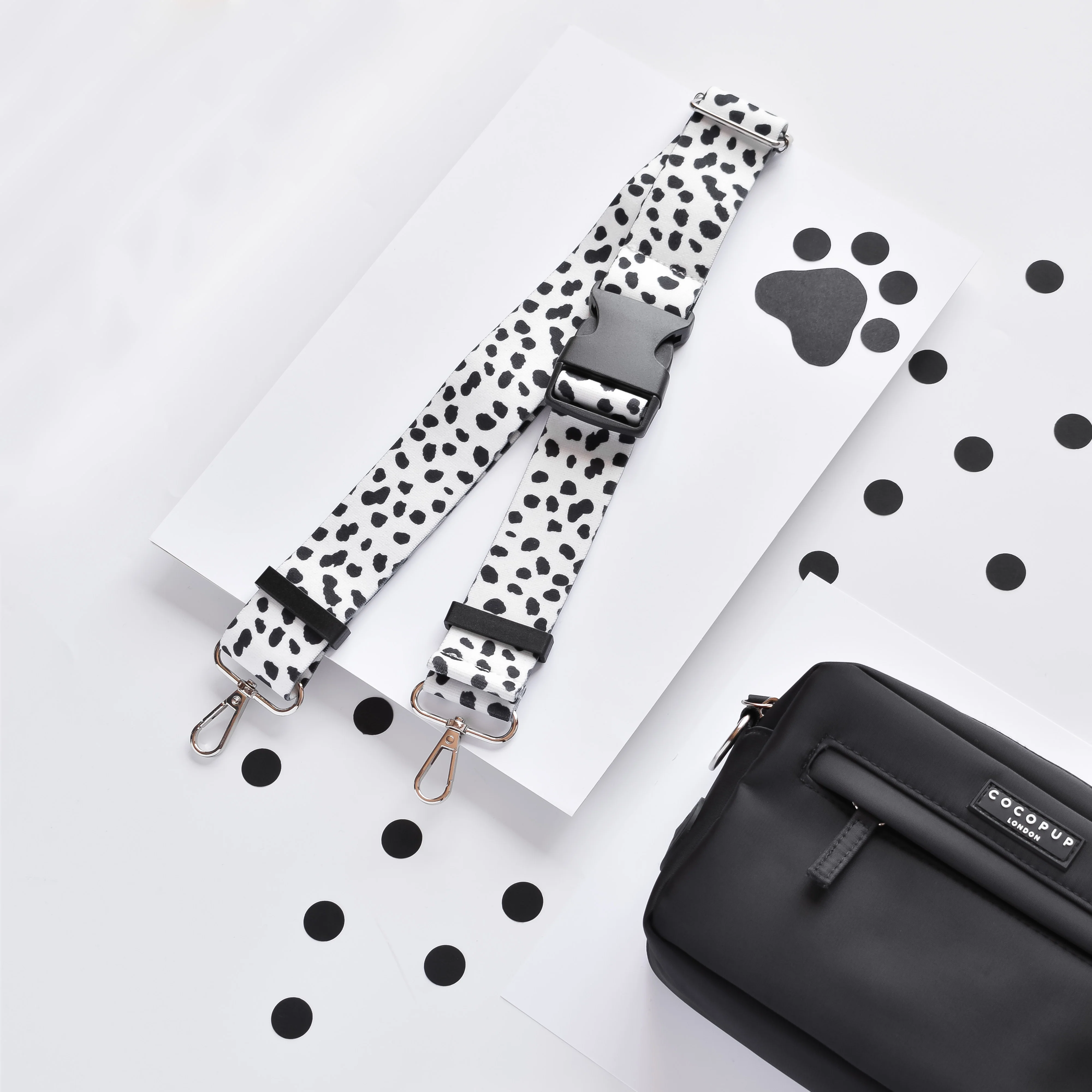 Fanny Pack Strap - Monochrome Spots - Image 4