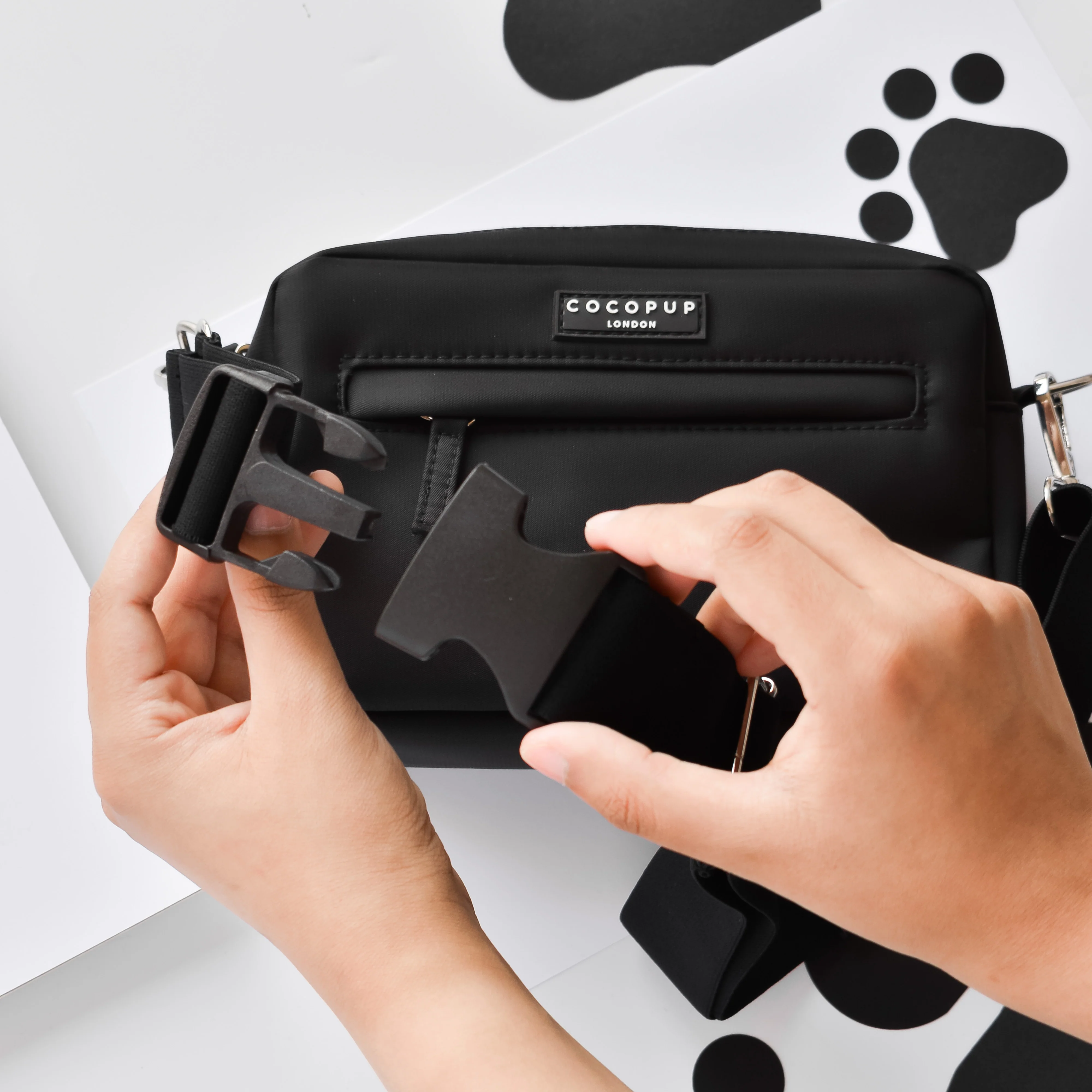 Fanny Pack Strap - Plain Black - Image 10