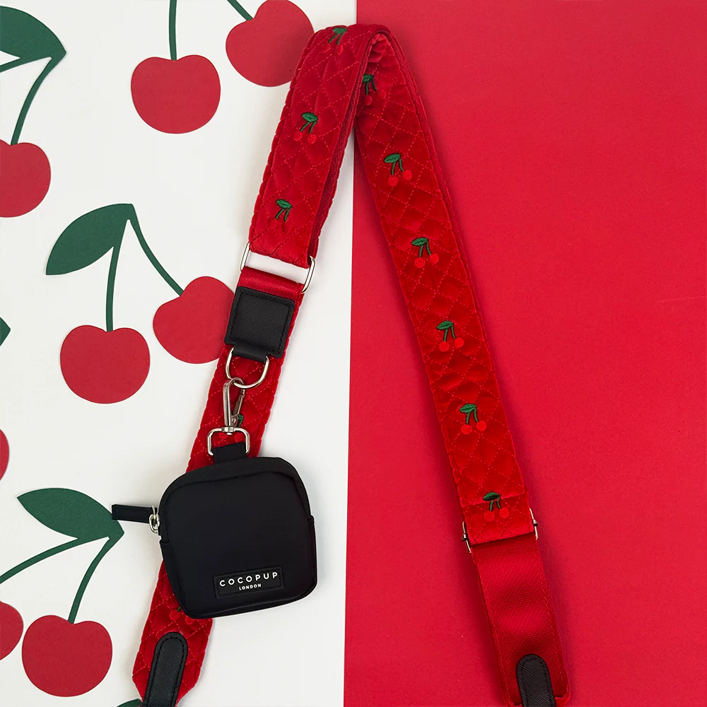 Dog Walking Bag Bundle - Cherry Velvet Crush - Image 3