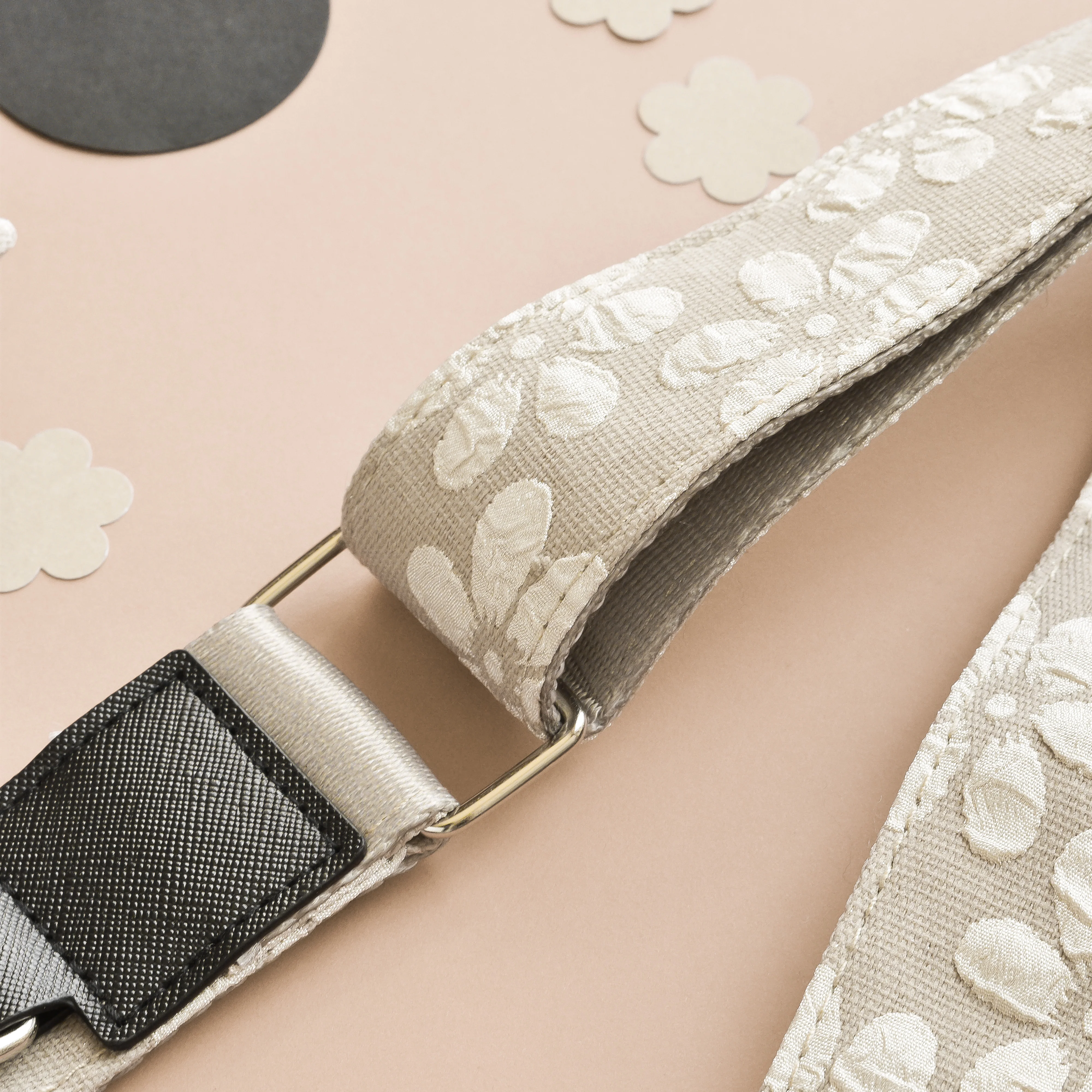 Luxe Bag Strap - Mocha Flower - Image 3