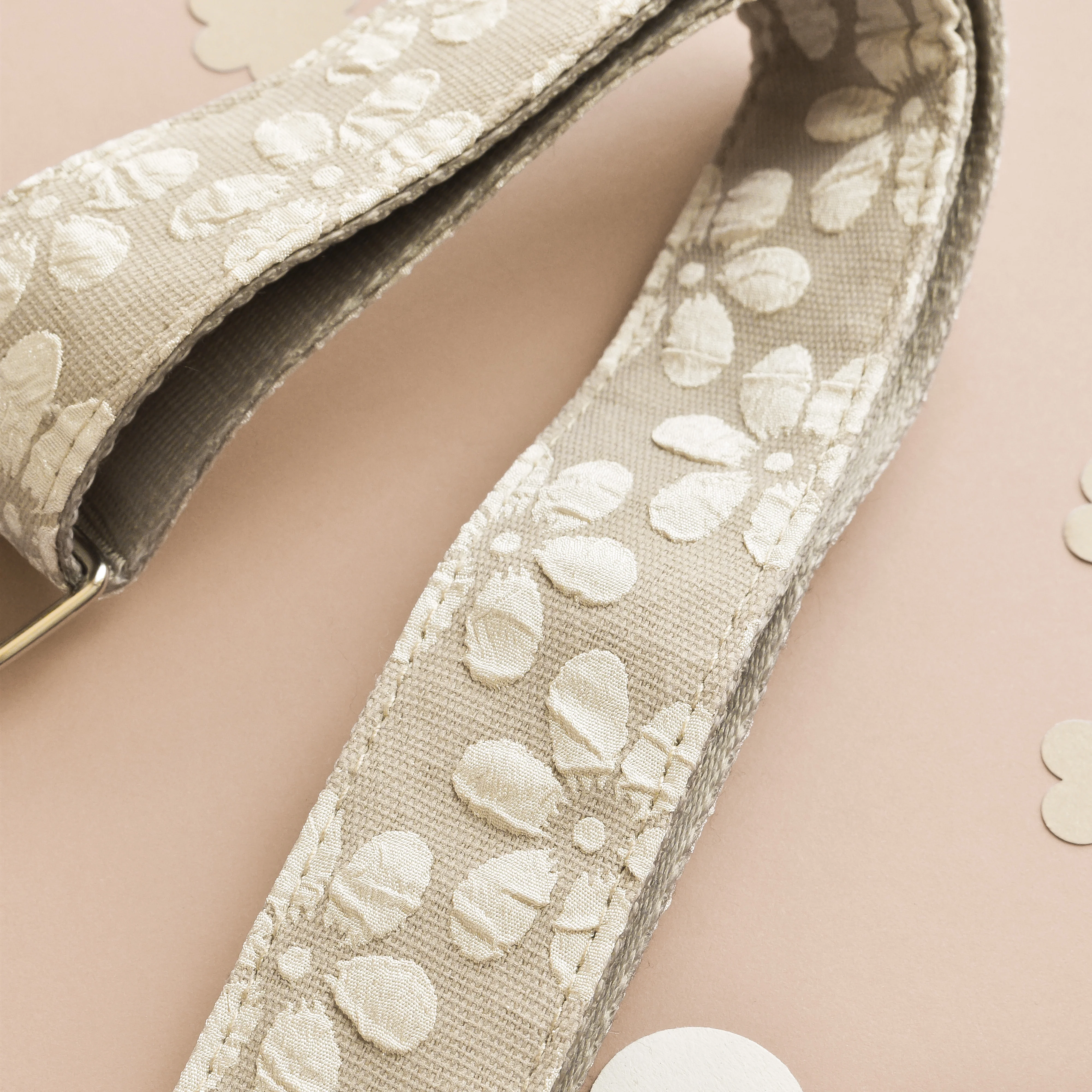 Luxe Bag Strap - Mocha Flower - Image 4