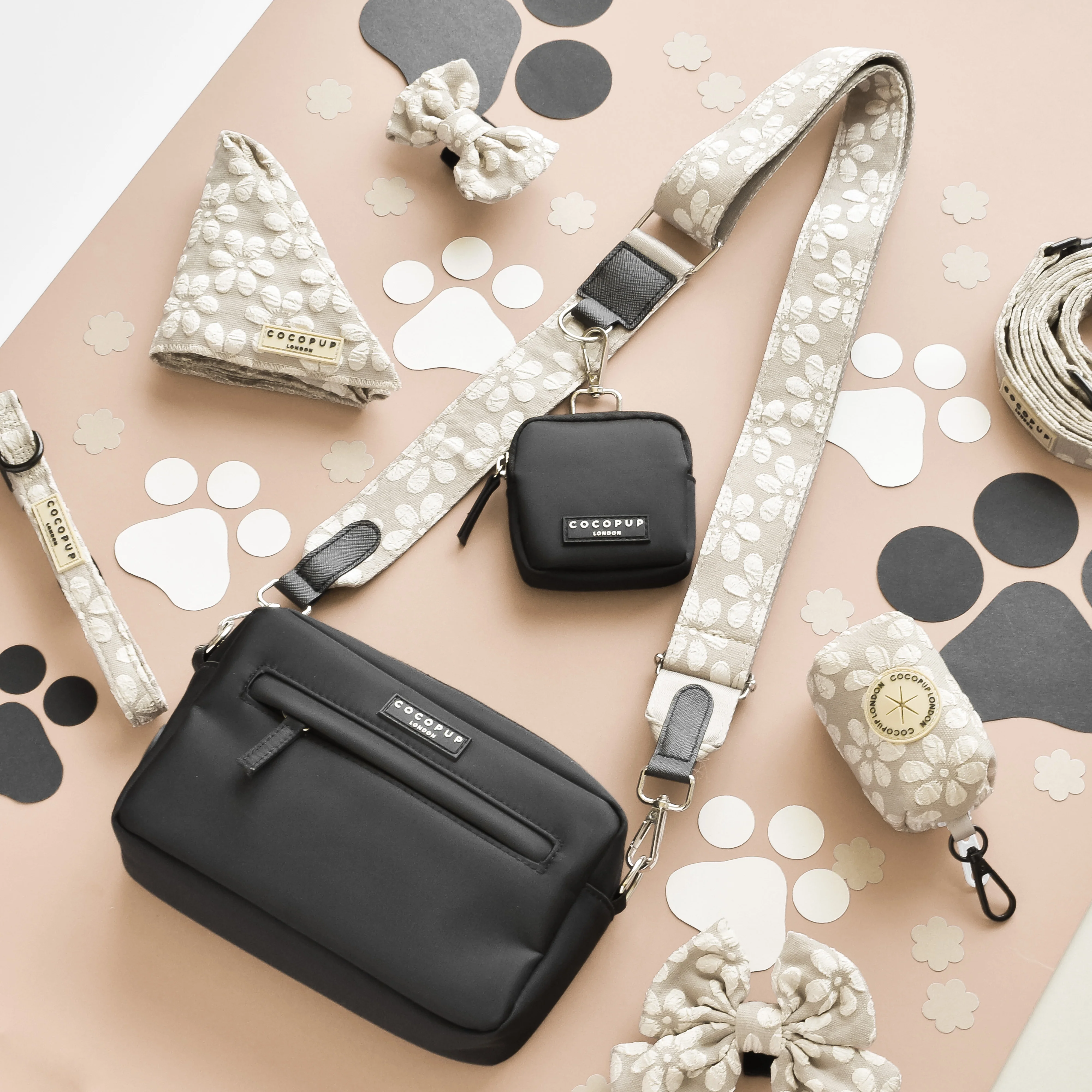 Luxe Bag Strap - Mocha Flower - Image 5