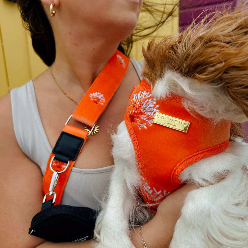 Luxe Velvet Bag Strap - Coral Core - Image 8