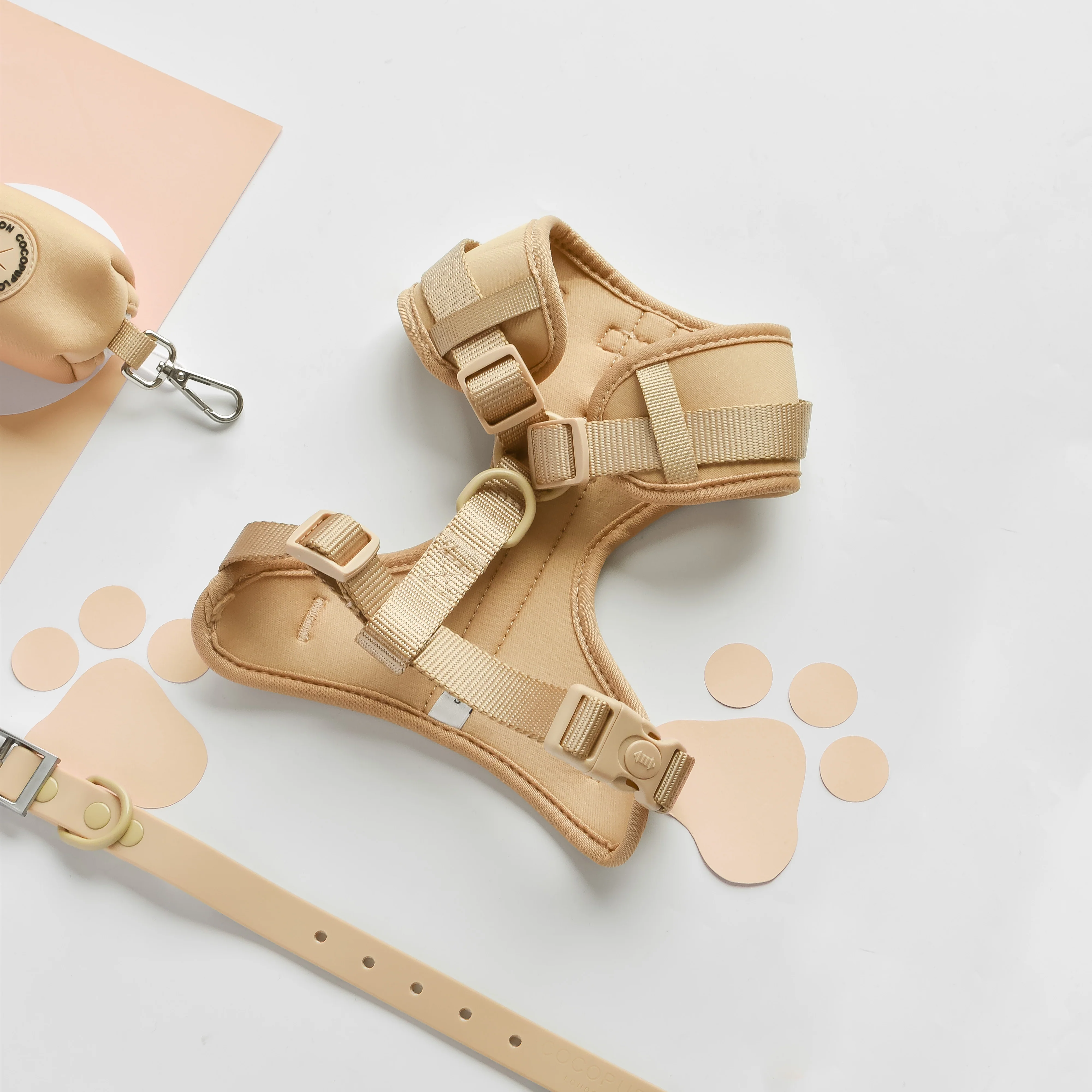 NAKD Adjustable Neck Harness - Biscuit - Image 3