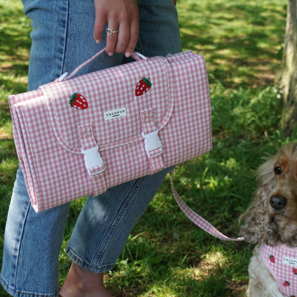 Travel Mat - Strawberry Picnic Pup - Image 5
