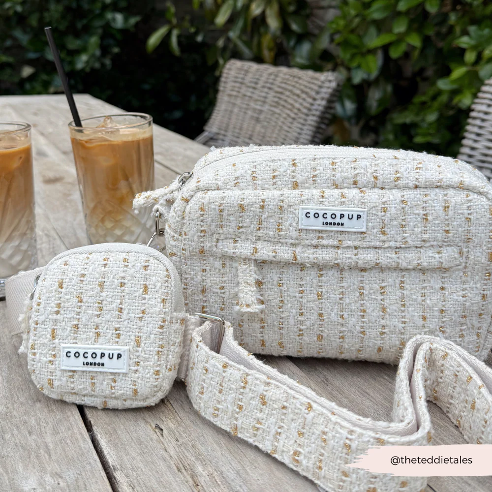 Textured Tweed Bag Strap - Vanilla - Image 5